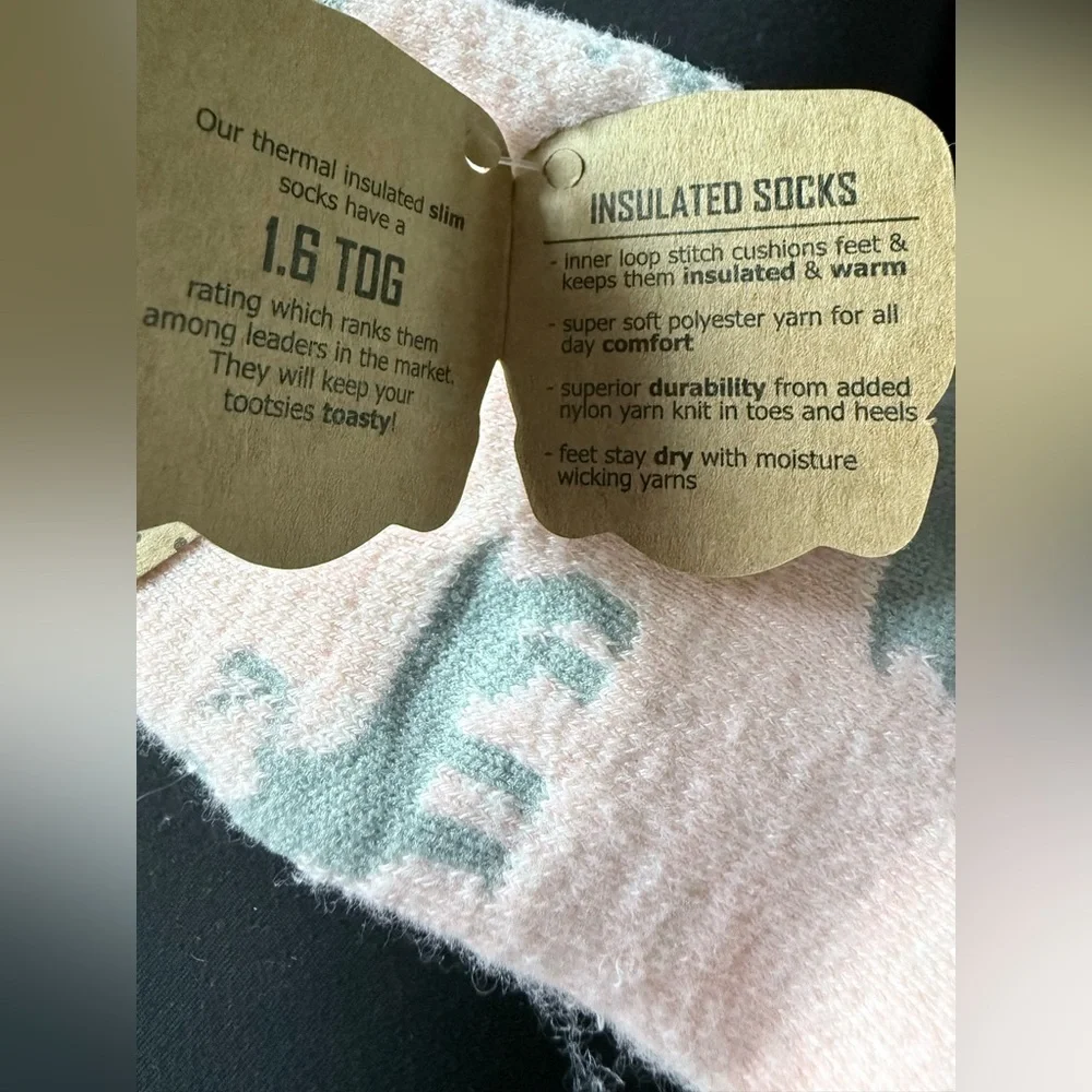 NWT GAA HUU youth 3-pk. thermal insulated soft cozy socks.